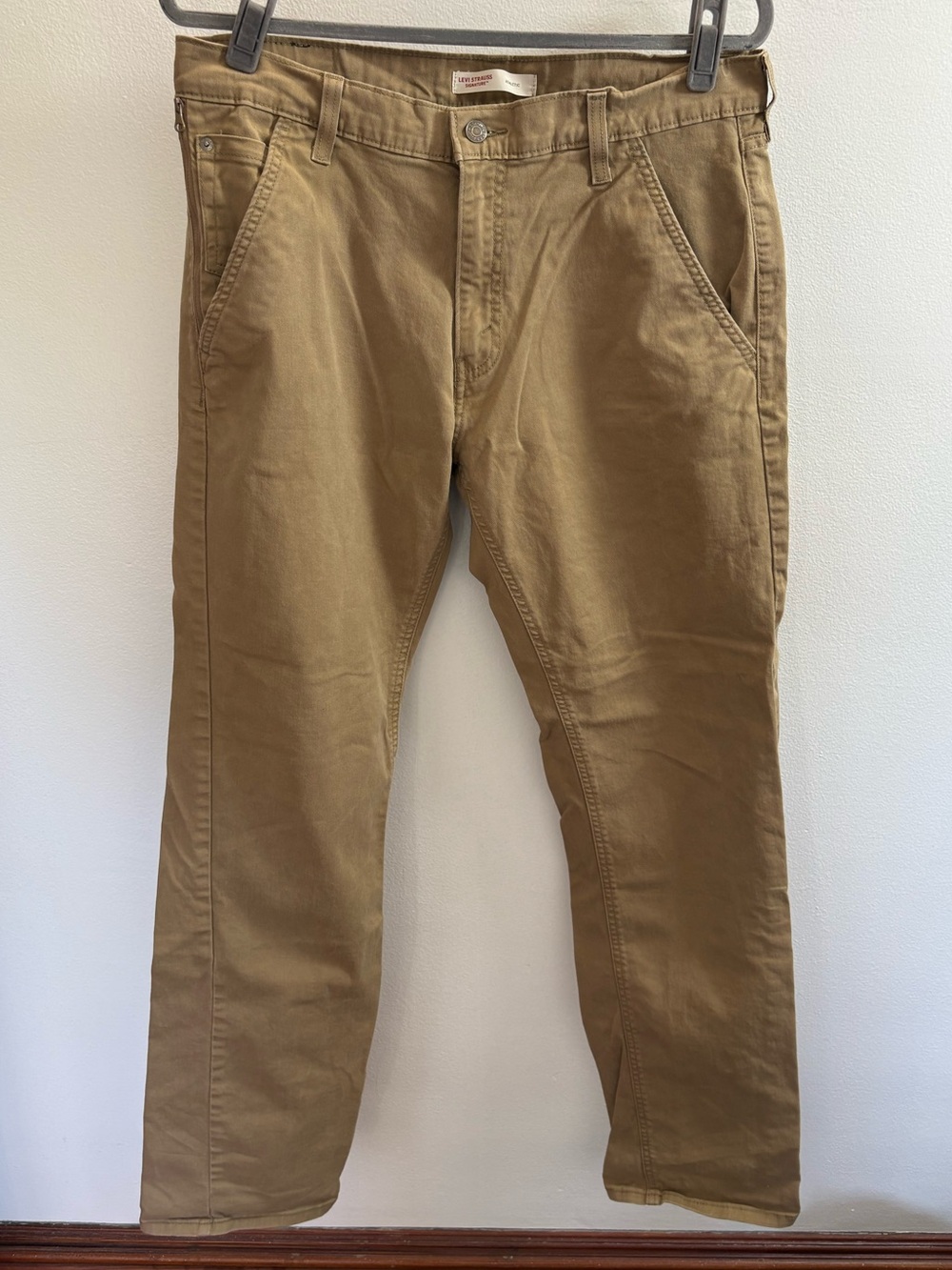 Levi Strauss Signature Tan Athletic Fit Jeans 34/34